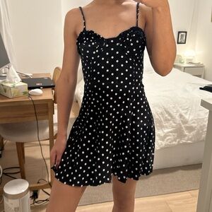 Polka Dot Spaghetti Strap Dress